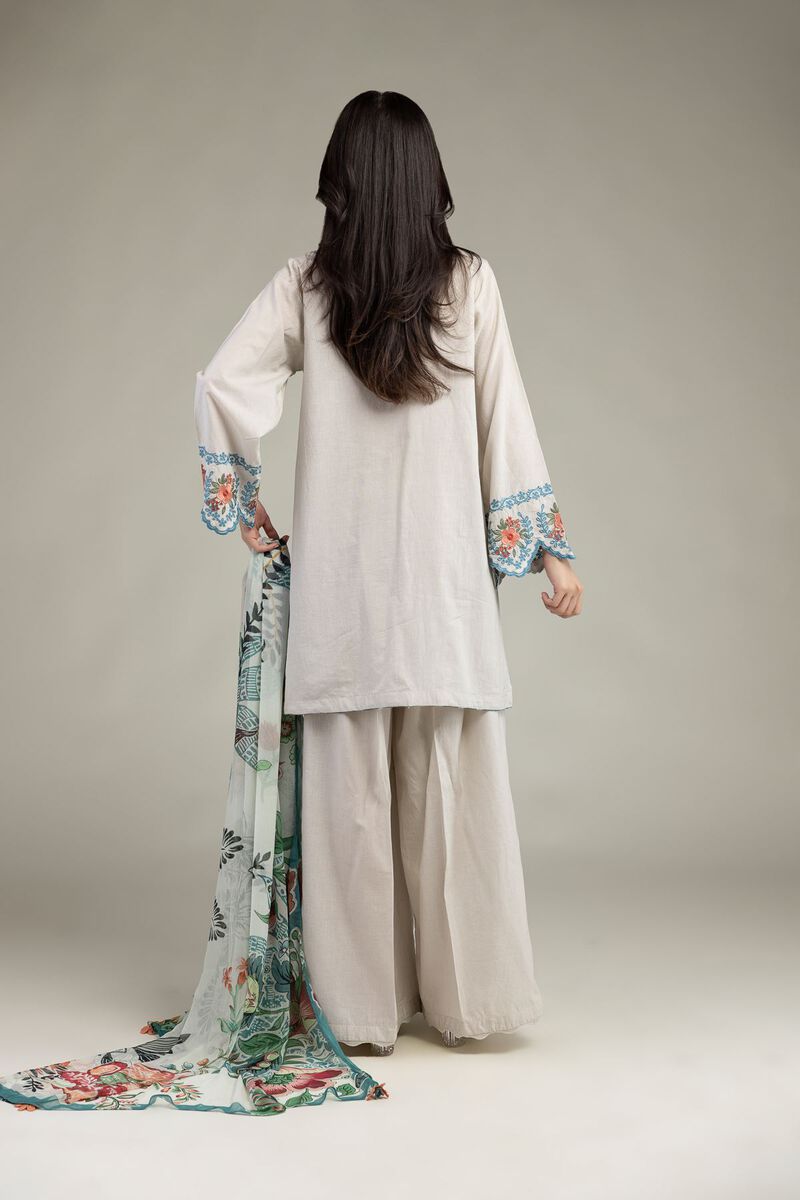 Embroidered | Cambric | Cambric Tailored 3-Piece | USD 85.00