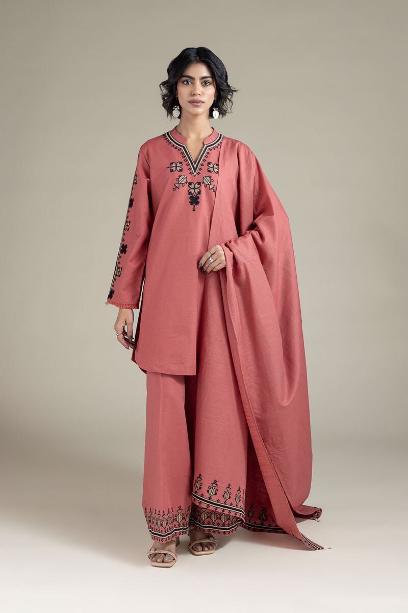 Embroidered | Textured Cotton | Dupatta | USD 20.00