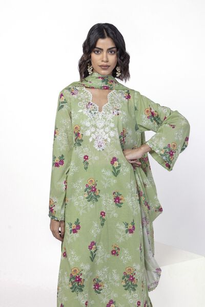 Embroidered | Lawn | Tailored 3 Piece | USD 27.50