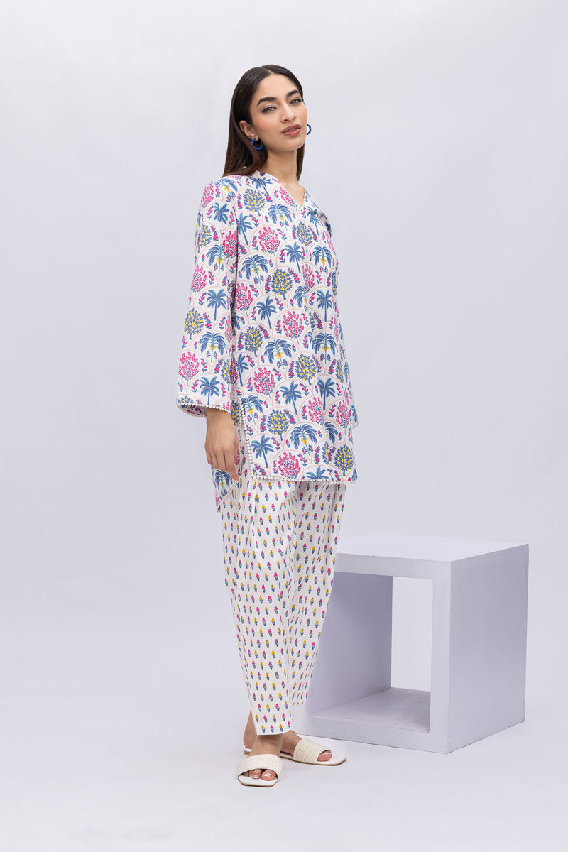 Printed | Crosshatch Poplin | Pants | USD 4.50