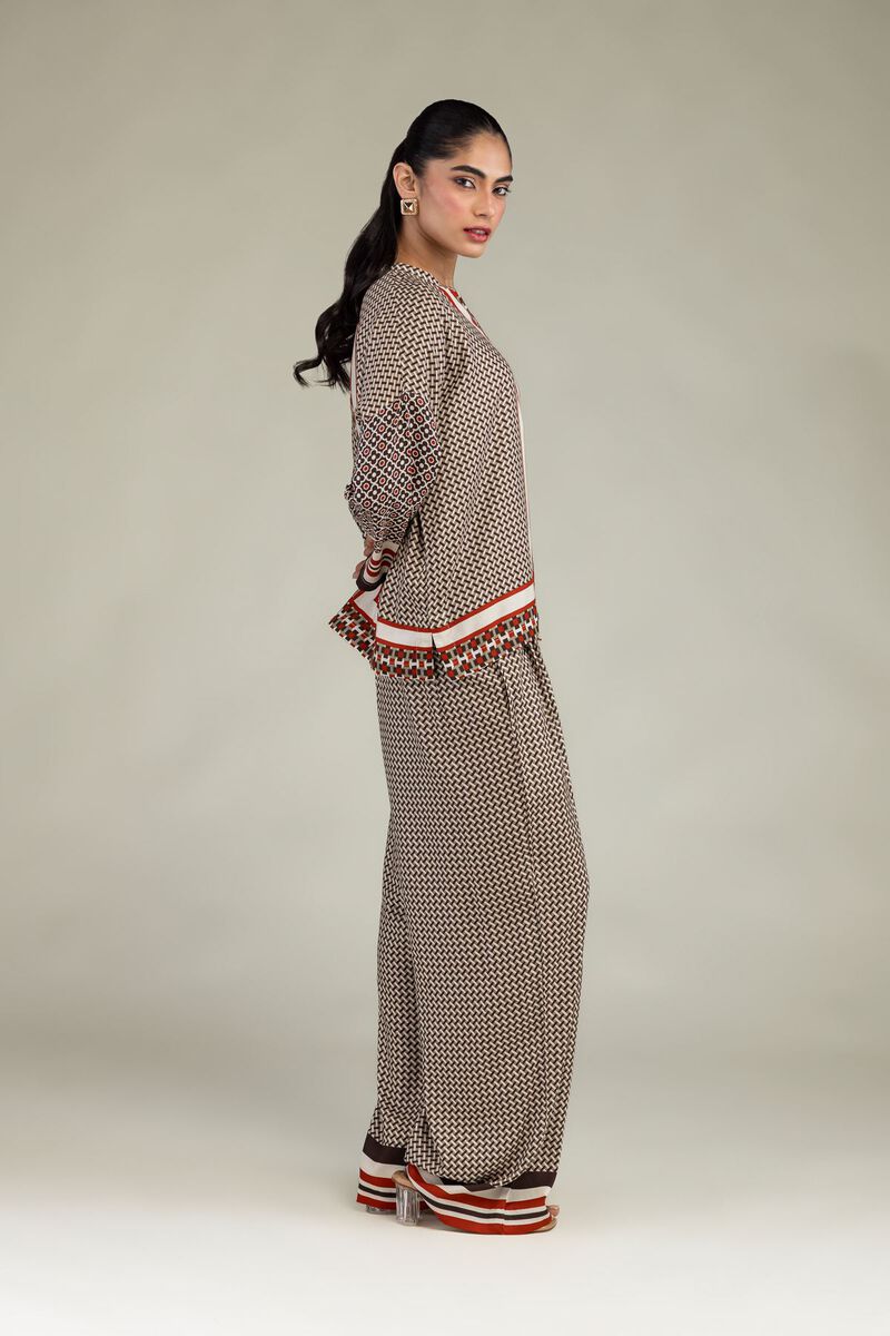 Embroidered | Viscose Crepe | Viscose Crepe Trousers | null