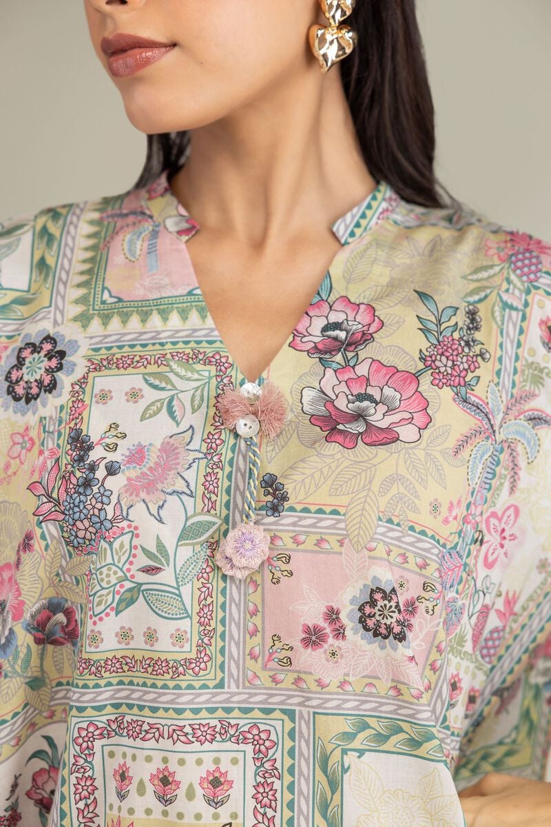 Printed | Cambric | Floral Cambric Kurta | USD 35.00