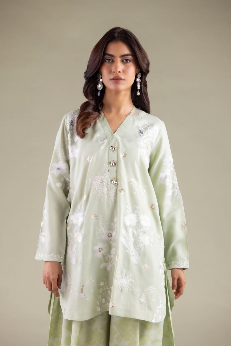 Embroidered | Raw Silk | Kurta | USD 55.00