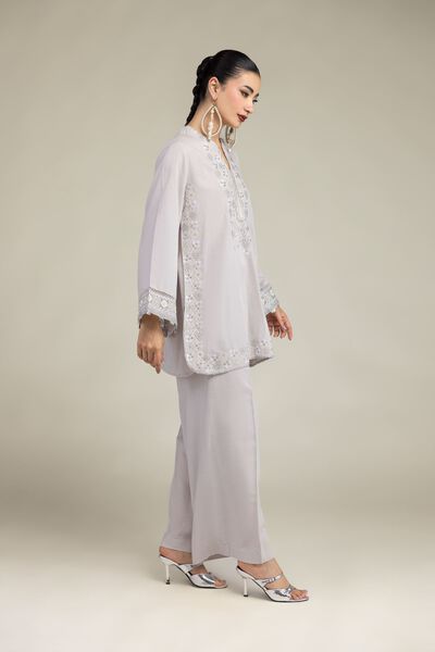 Embroidered | Raw Silk | Raw Silk Pants | USD 30.00