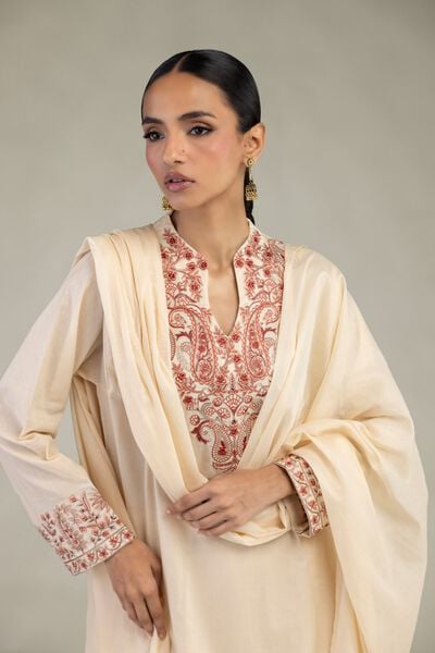 Embroidered | Lawn | Floral Lawn Dupatta | USD 30.00