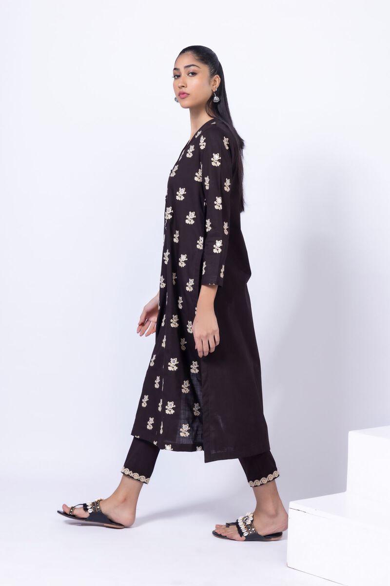 Embroidered | Crosshatch Poplin | Pants | USD 6.00