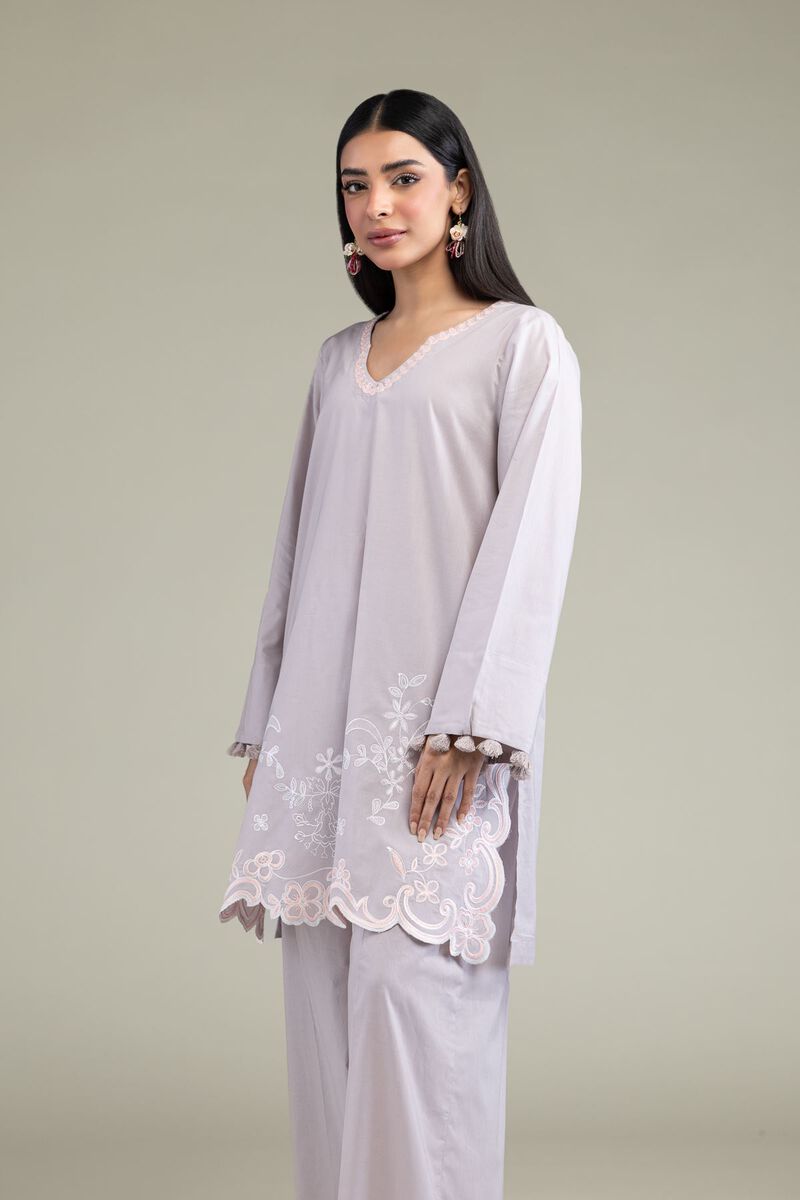 Embroidered | Cambric | Floral Cambric Kurta | USD 35.00