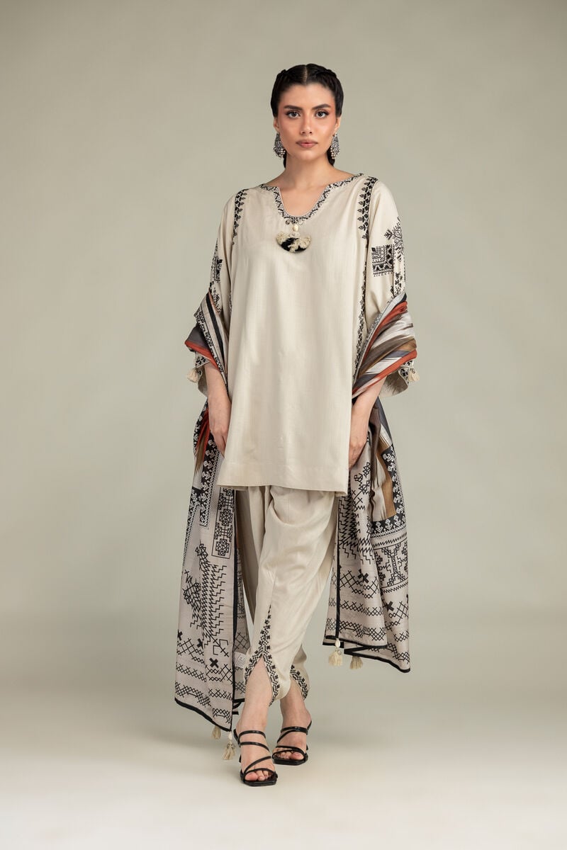 Embroidered | Raw Silk | Raw Silk Shalwar | USD 35.00