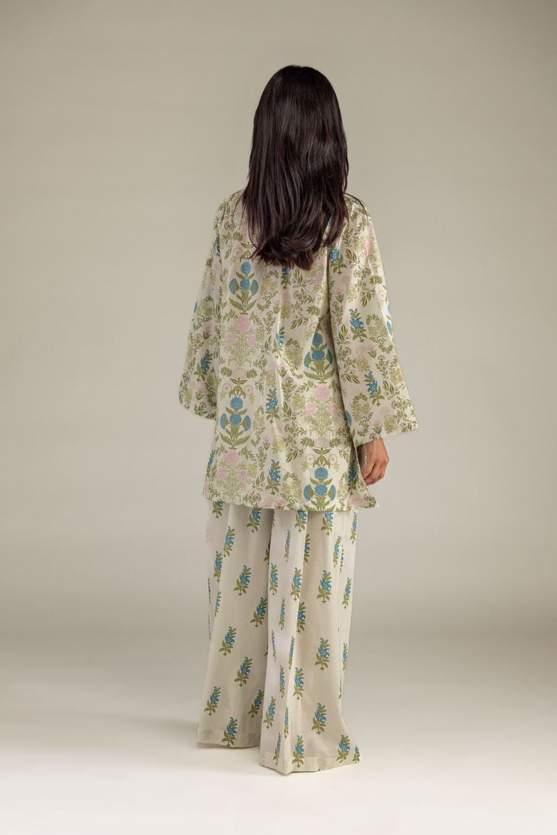 Printed | Cambric | Floral V-Neck Kurta | USD 35.00