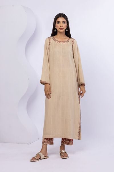 Embroidered | Leno | Kurta | USD 35.00