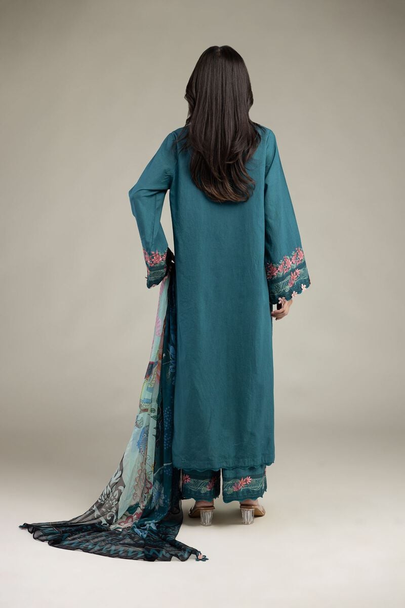 Embroidered | Cambric | Cambric Tailored 3-Piece | USD 85.00