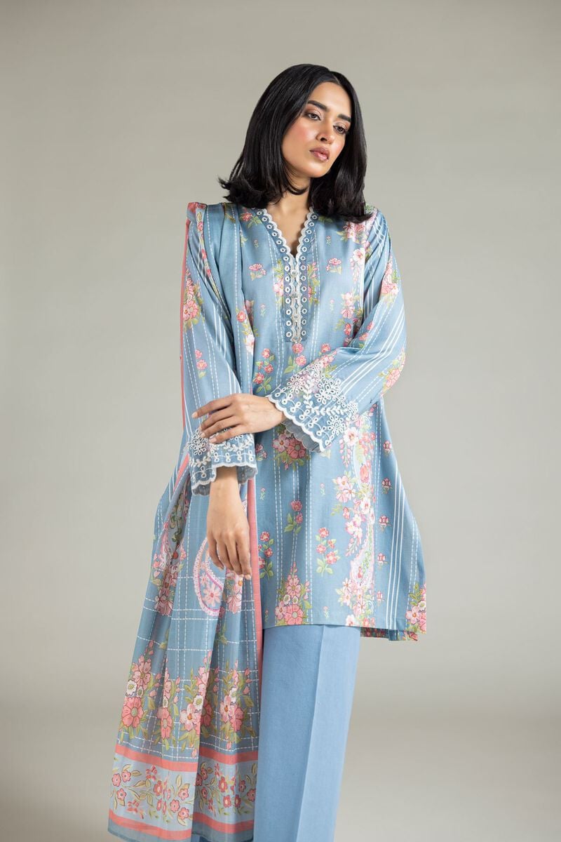 Embroidered | Textured Lawn | 3-Piece Tailored Lawn | USD 65.00
