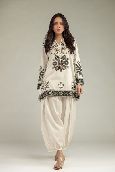 Printed | Cotton Dobby | Short Floral Kurta | USD 15.00
