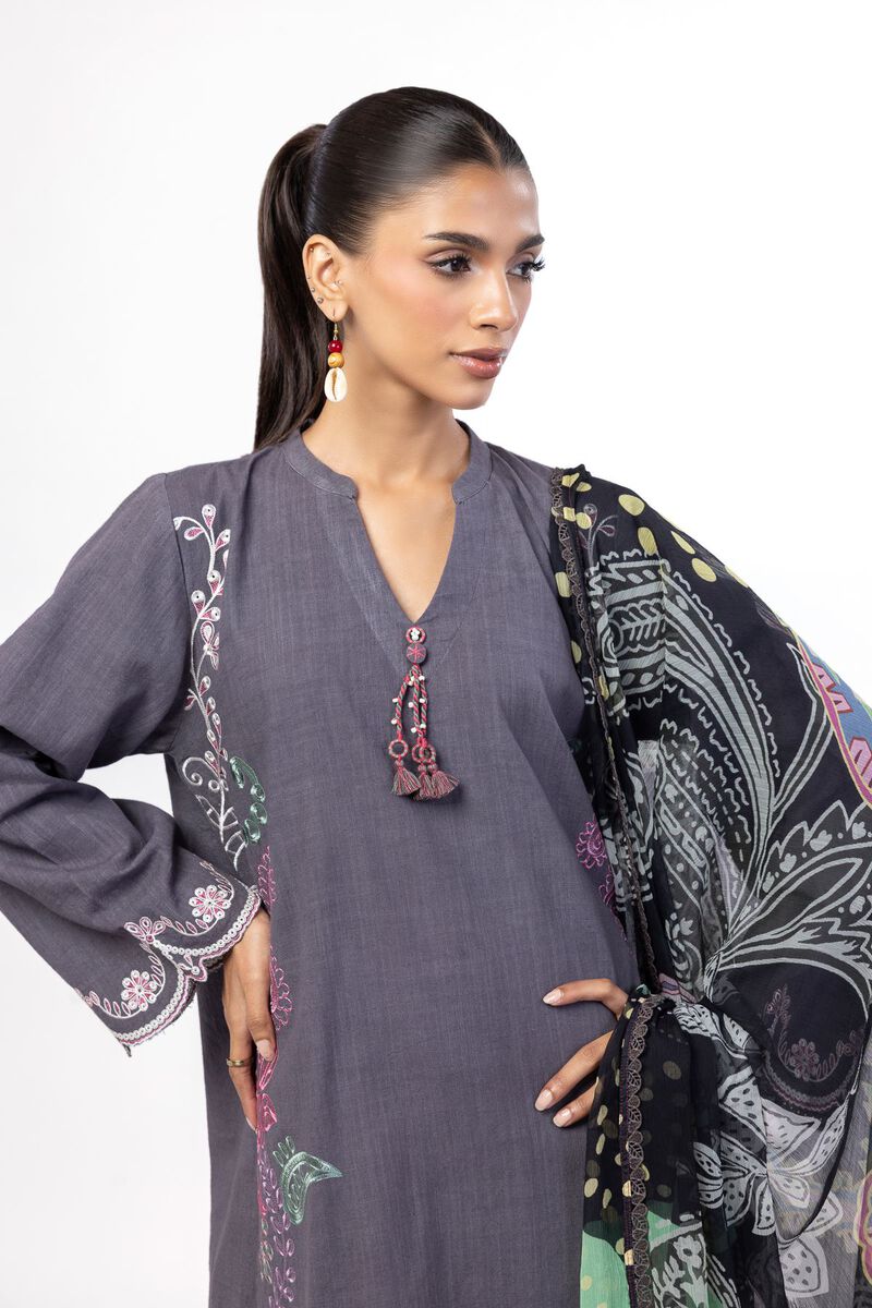 Embroidered | Crosshatch | Tailored 3 Piece | USD 32.50