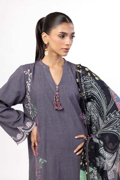 Embroidered | Crosshatch | Tailored 3 Piece | USD 32.50