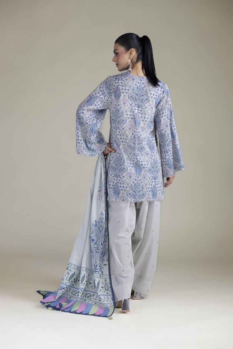 Embroidered | Cambric | Cambric Tailored 3-Piece | USD 65.00