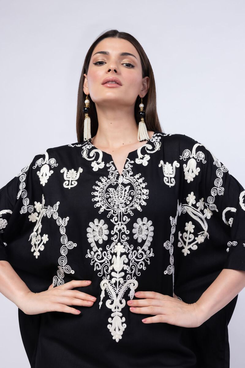 Embroidered | Crosshatch Raw Silk | Kurta | USD 45.00