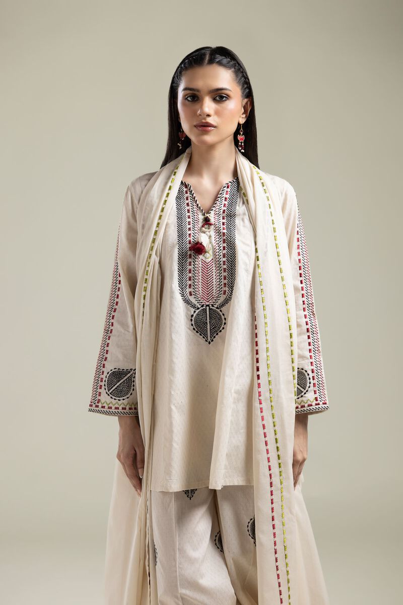 Embroidered | Lawn | Lawn Geometric Dupatta | USD 30.00