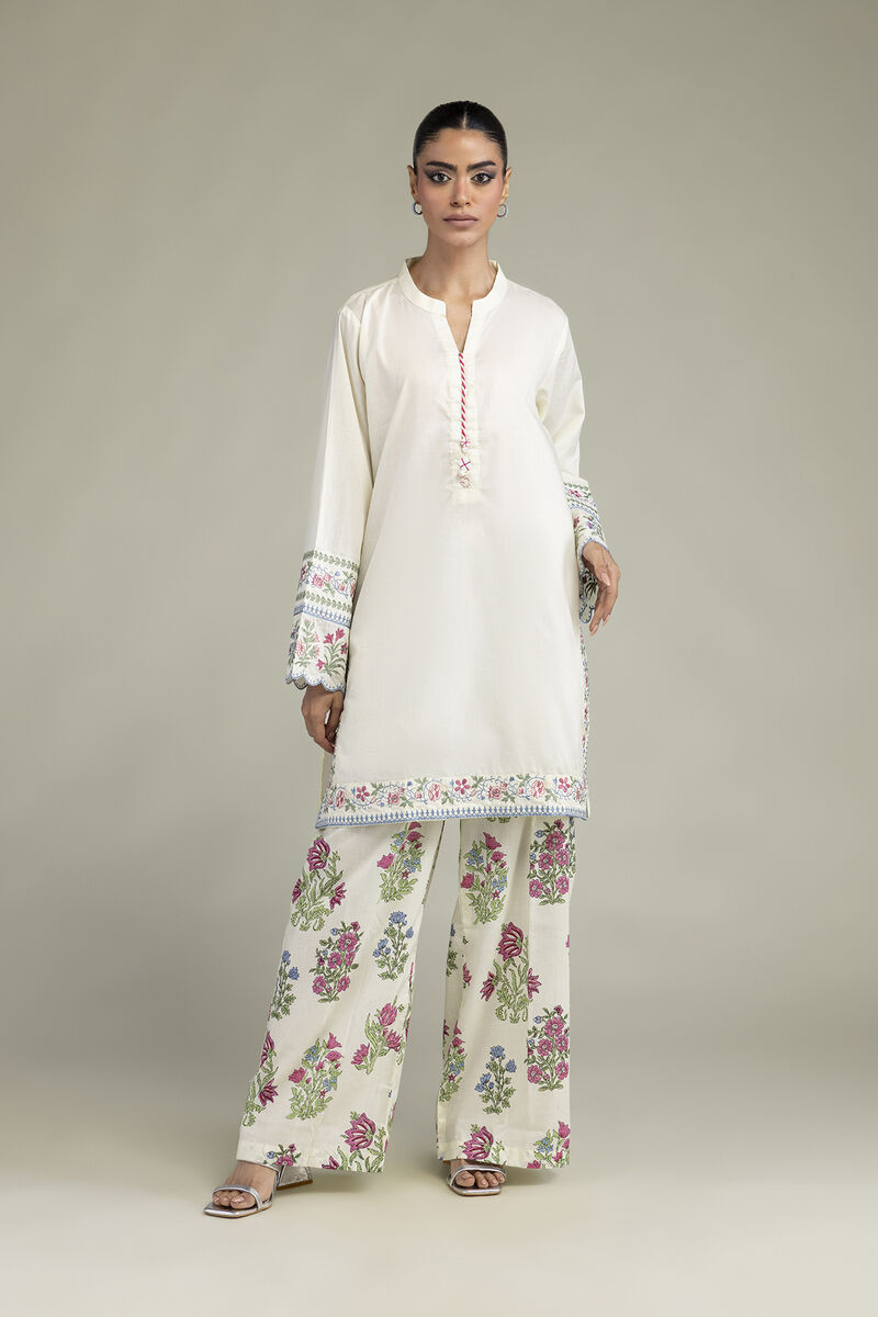 Embroidered | Cambric | Cambric Tailored 2-Piece | USD 55.00