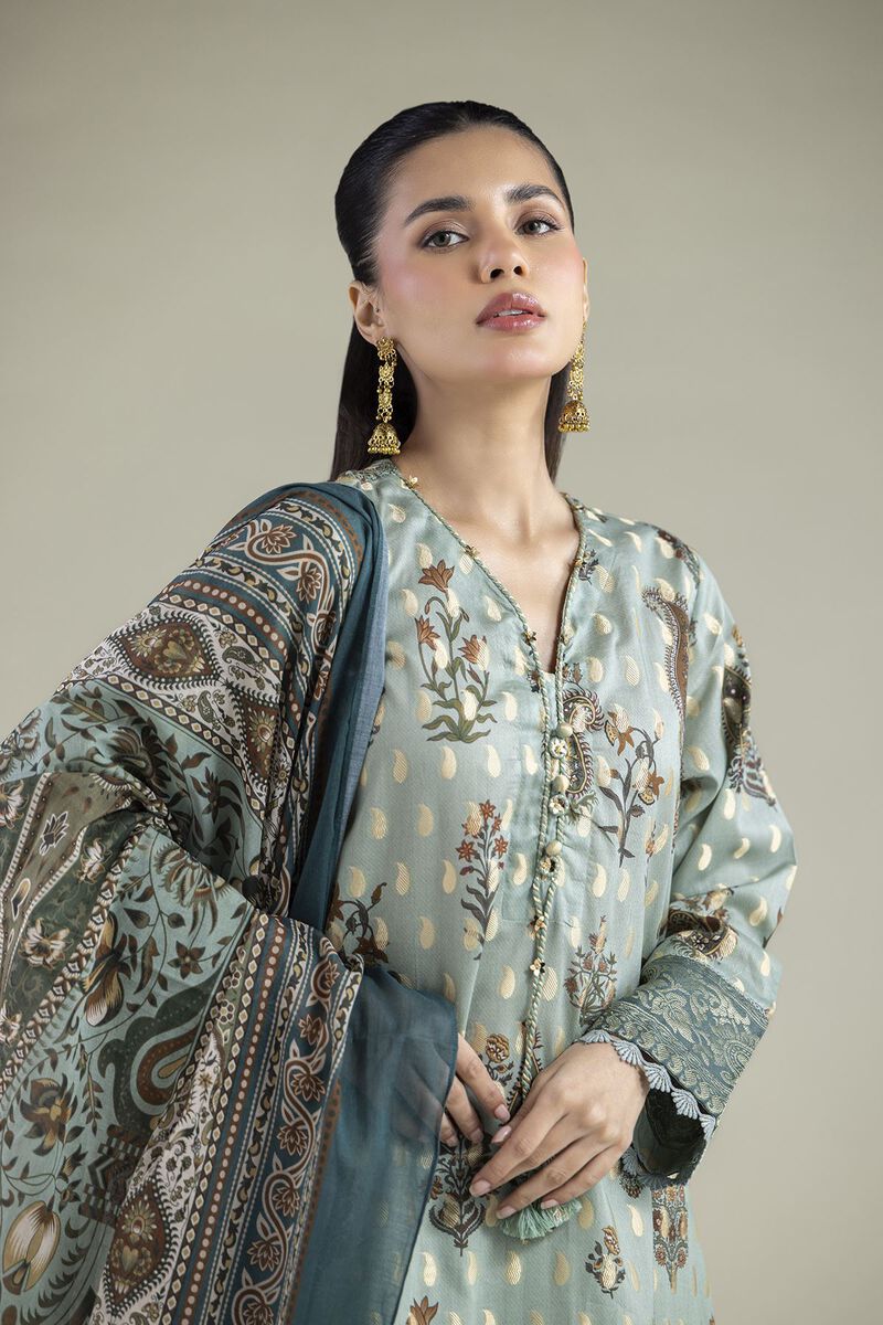 Printed | Jacquard | Tailored 3 Piece | USD 65.00