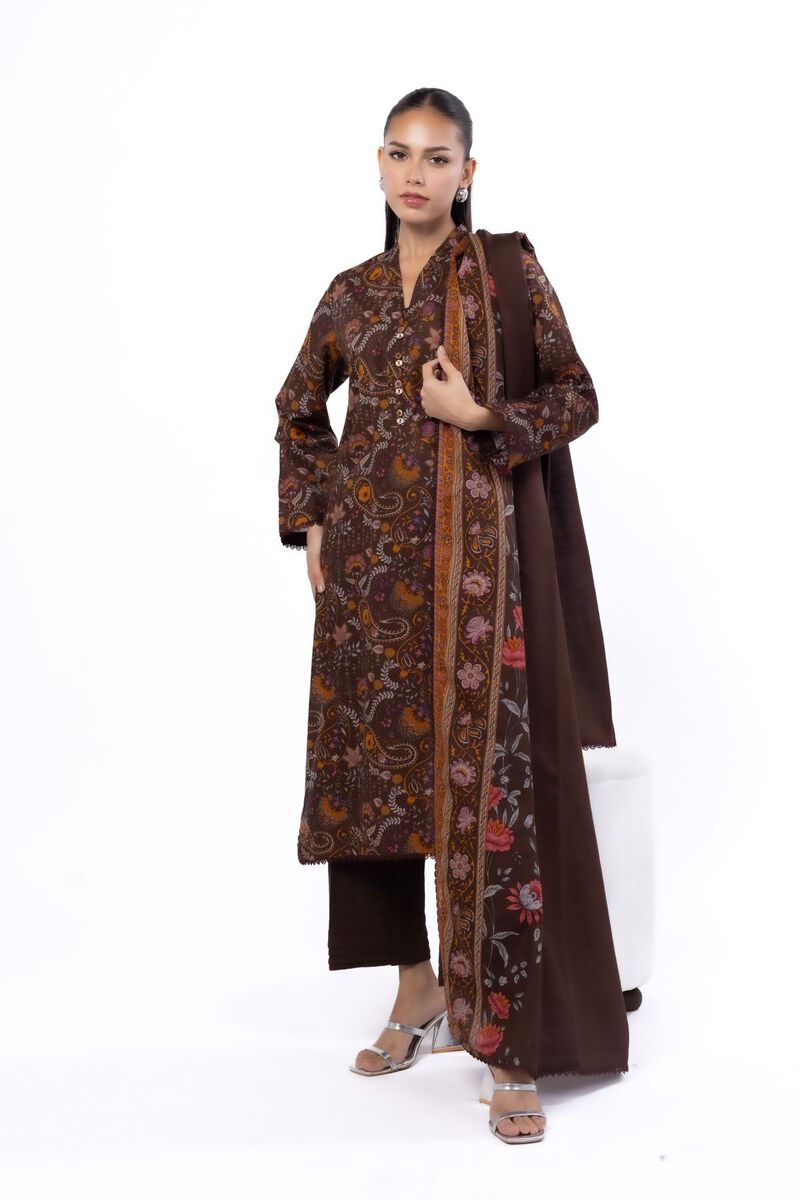 Printed | Khaddar | Tailored 3 Piece | USD 22.50