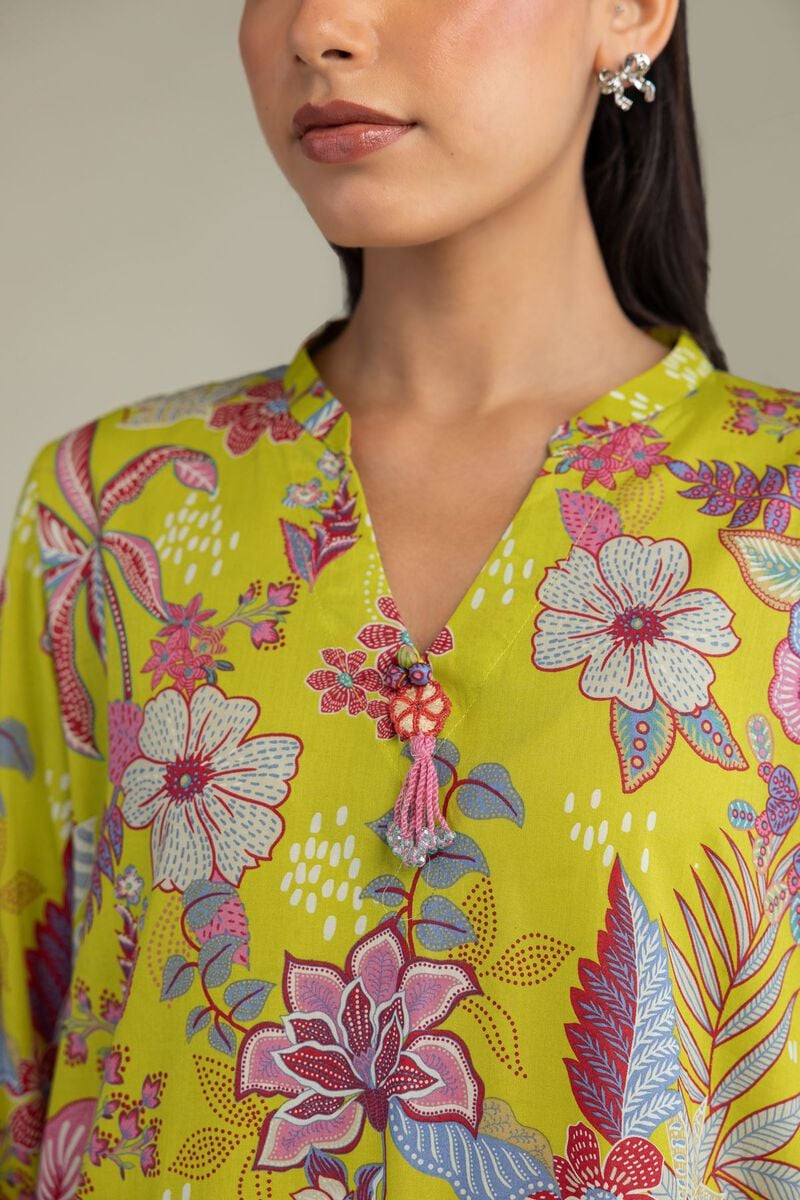 Printed | Cambric | Floral Cambric Kurta | USD 35.00