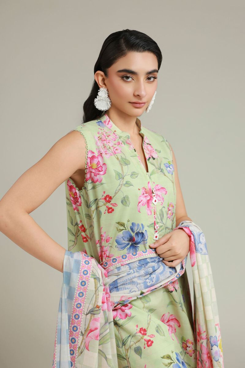 Printed | Messuri | Tailored 3 Piece | USD 60.00