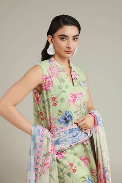 Printed | Messuri | Tailored 3 Piece | USD 60.00