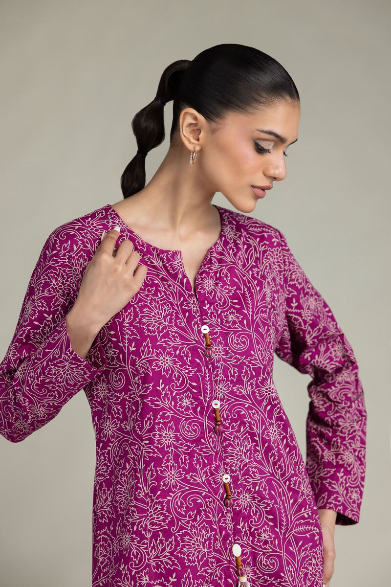 Printed | Cambric | Floral Round-Neck Kurta | USD 40.00