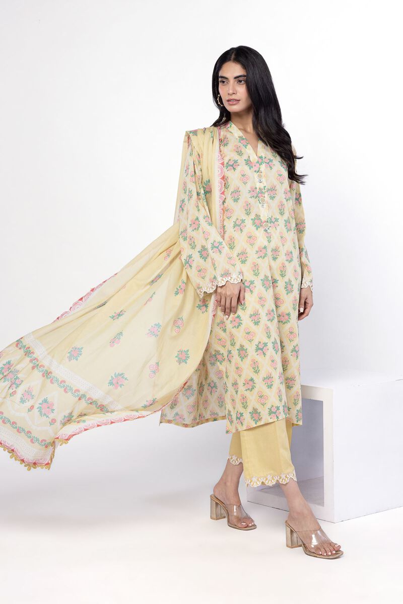 Embroidered | Lawn | Fabrics 3 Piece | USD 40.00