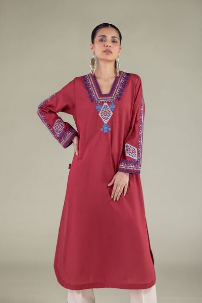 Embroidered | Cambric | Kurta | USD 35.00
