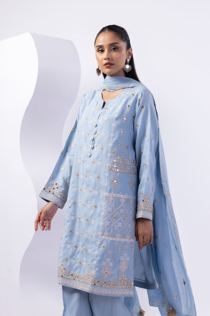 Dyed | Light Thai Silk | Dupatta | USD 30.00