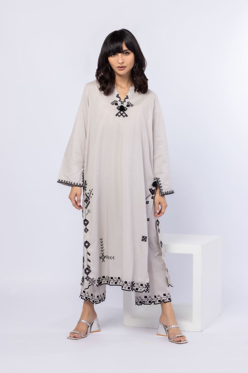 Embroidered | Cotton Dobby | Pants | USD 6.00