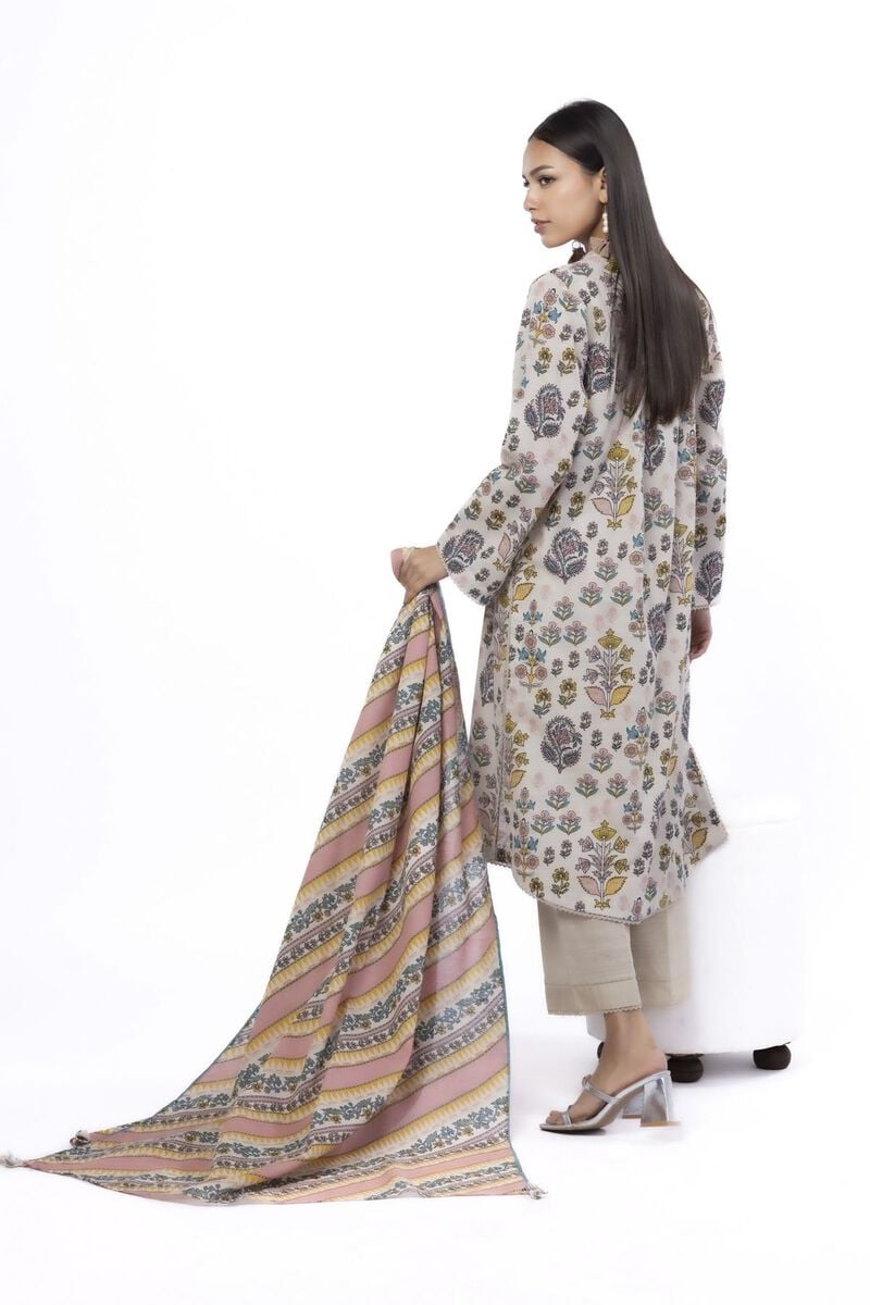 Printed | Khaddar | Tailored 3 Piece | USD 22.50