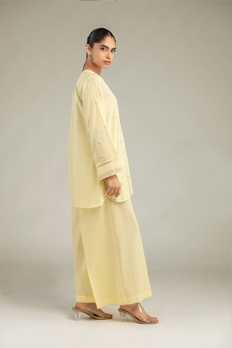 Embroidered | Cambric | Solid Cambric Pants | USD 30.00