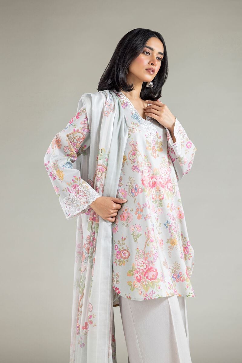 Embroidered | Textured Lawn | Tailored Lawn 3-Piece | USD 65.00