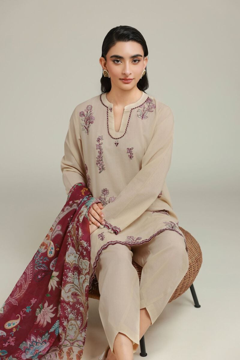 Embroidered | Cambric | Tailored 3 Piece | USD 75.00