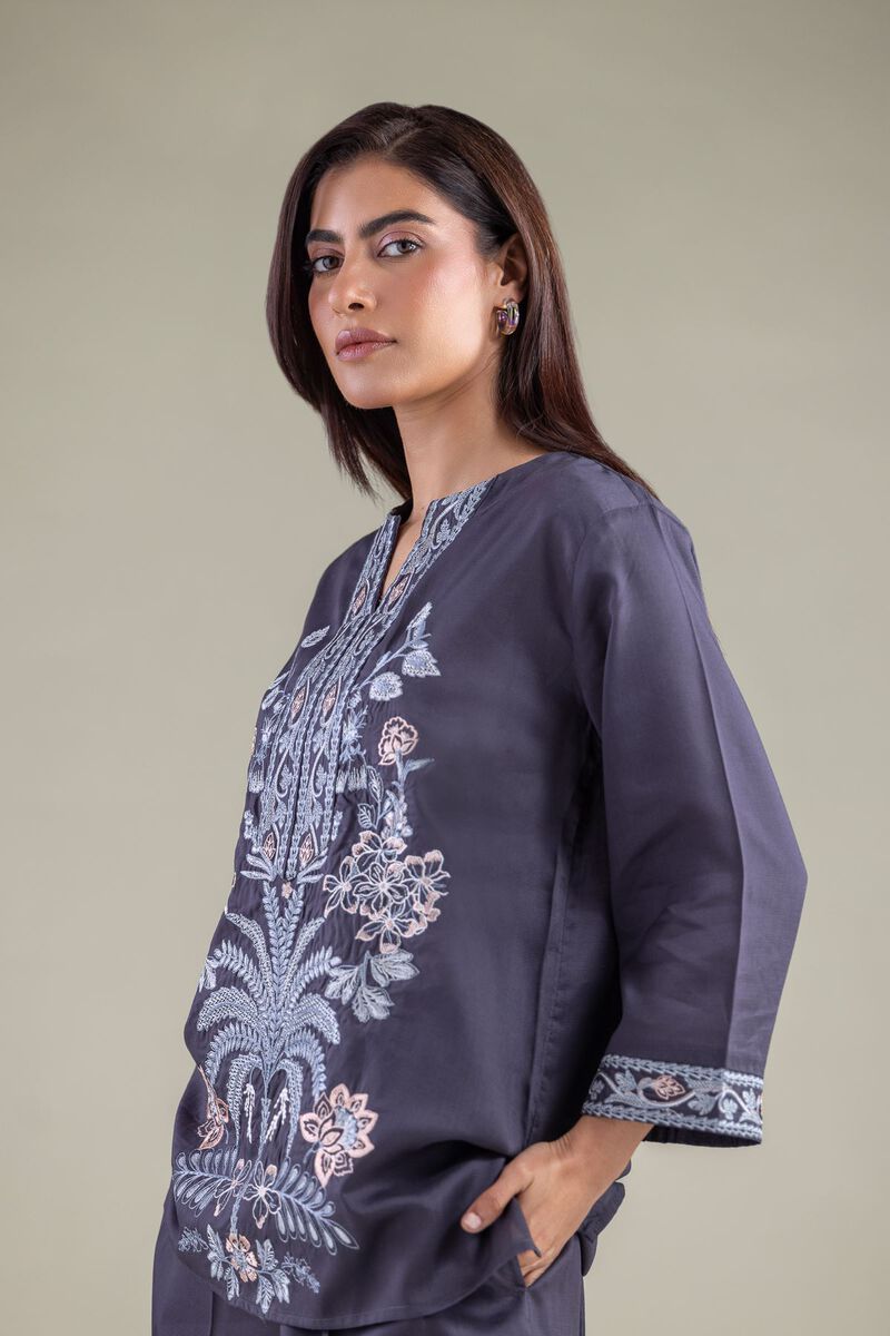 Embroidered | Textured Weave | Tunic | USD 40.00