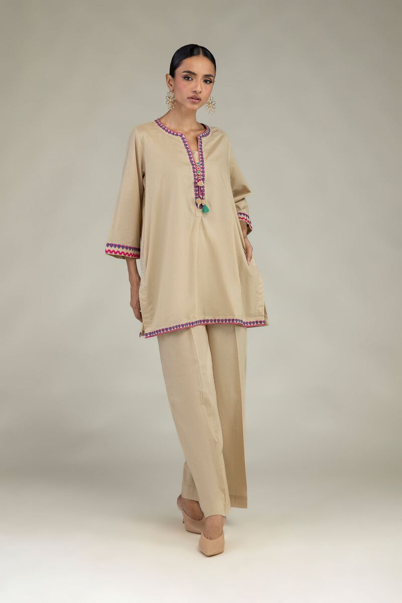 Embroidered | Cambric | Short Cambric Kurta | USD 40.00