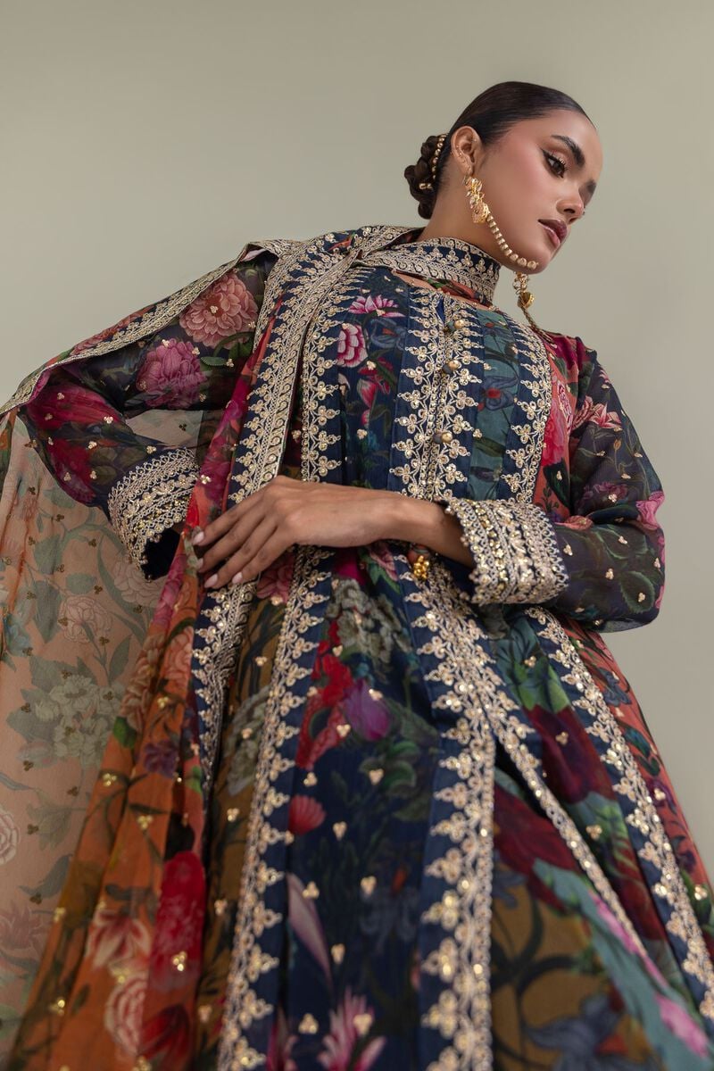 Embroidered | Chiffon | 3-piece Co-ord Set | USD 180.00