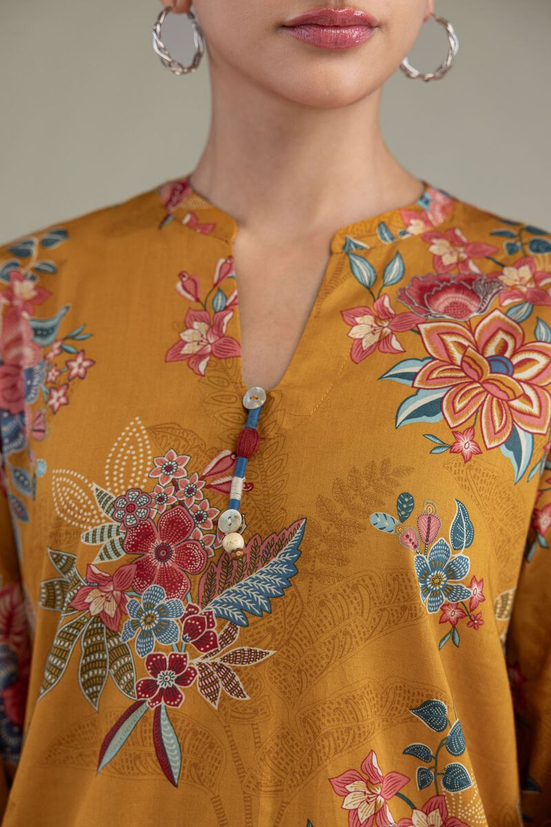 Printed | Cambric | Floral Cambric Kurta | USD 35.00