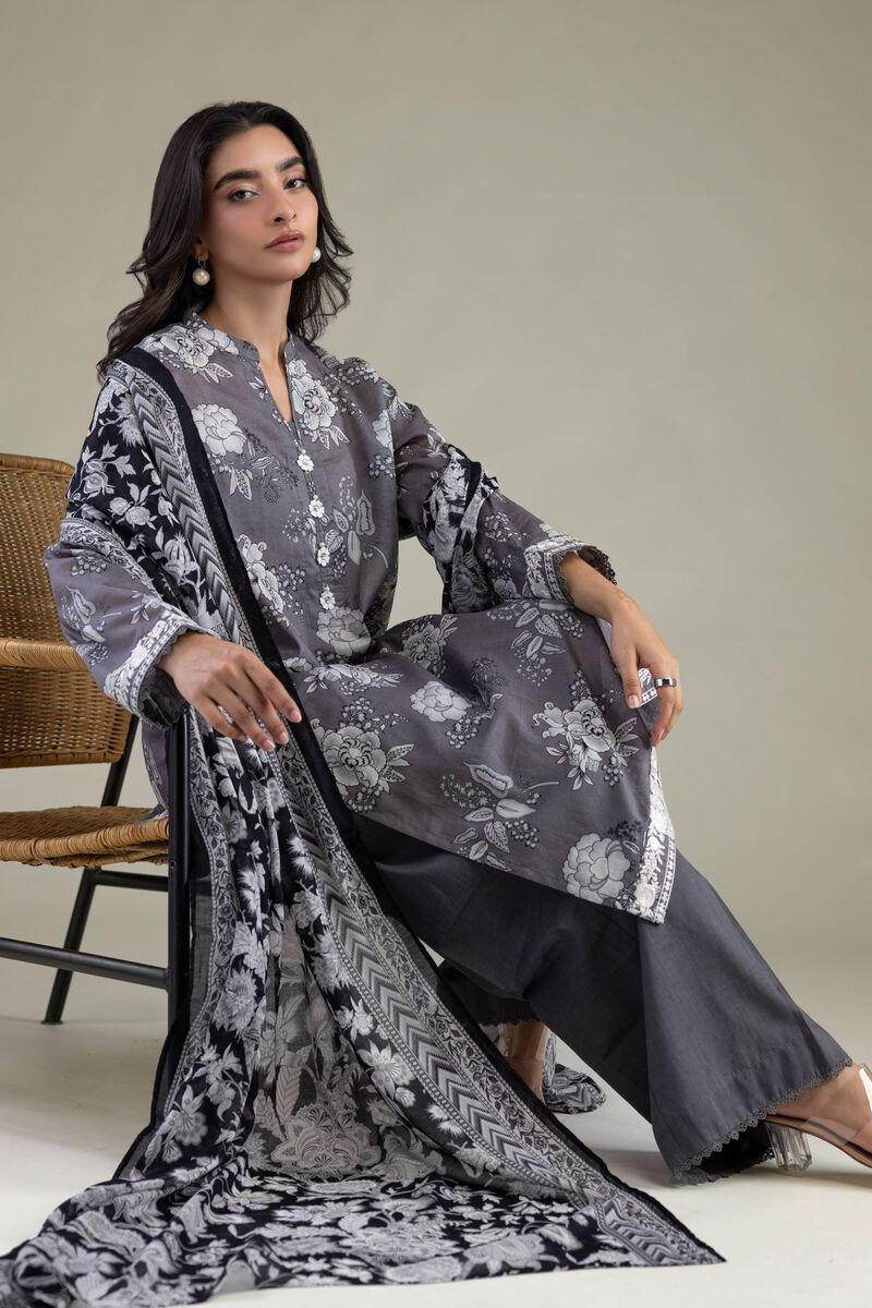 Embroidered | Cambric | Cambric 3-Piece Tailored | USD 70.00