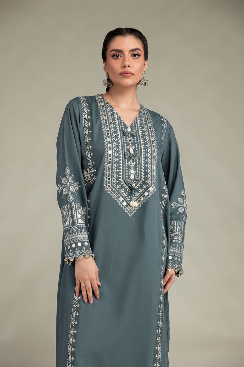 Embroidered | Raw Silk | Raw Silk Kurta | USD 60.00