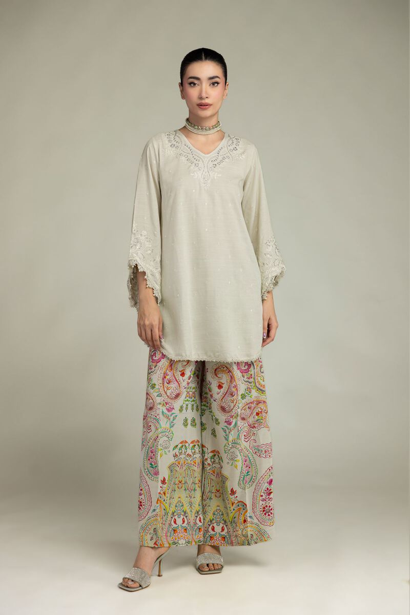 Embroidered | Raw Silk | Short Silk Kurta | USD 55.00