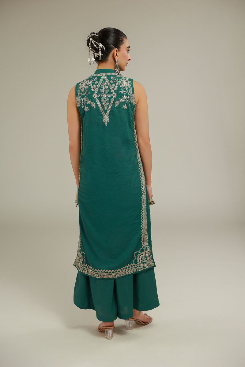 Embroidered | Raw Silk | Kurta | USD 60.00