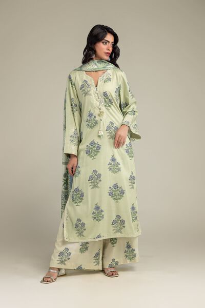 Embroidered | Raw Silk | Pants | USD 40.00
