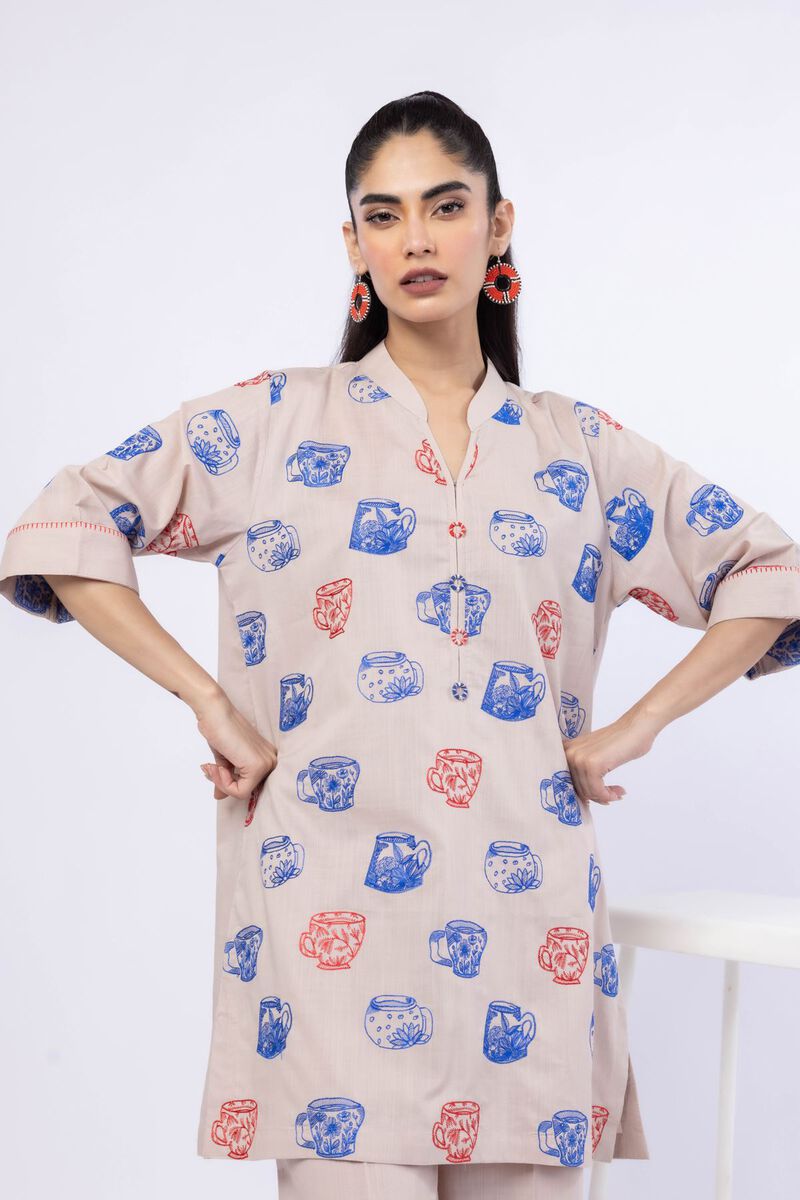 Embroidered | Crosshatch Poplin | Kurta | USD 15.00
