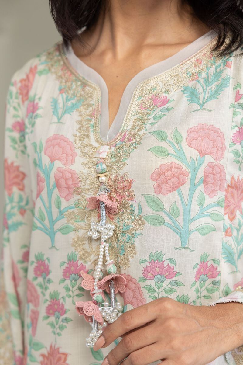 Embroidered | Raw Silk | Kurta | USD 65.00