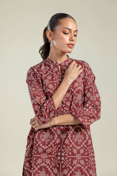 Printed | Cambric | Short Cambric Kurta | USD 30.00