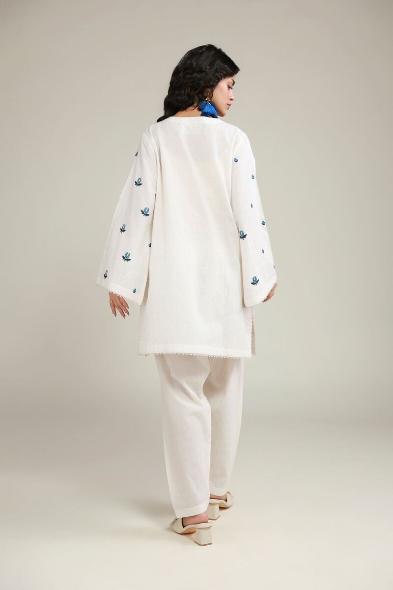 Embroidered | Dobby | Tailored 2-Piece Set | USD 55.00